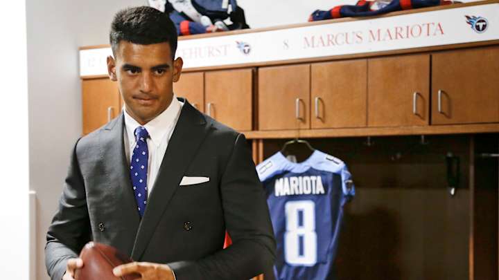 Mariota eager to get to work, Titans now have to make QB fit