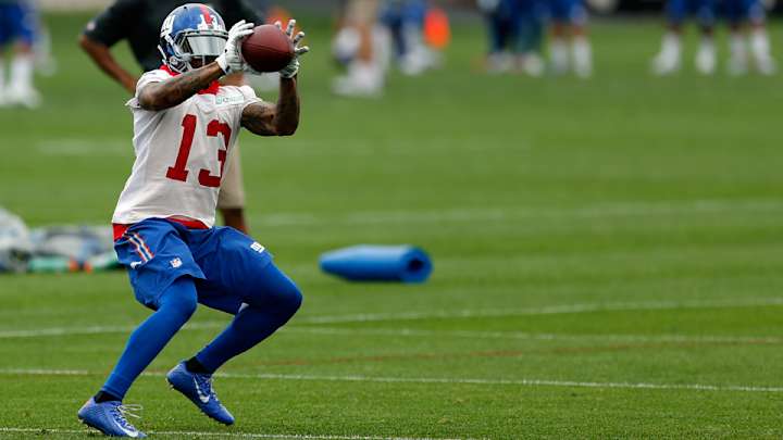 Giants WR Odell Beckham Jr. (hamstring) held out of team drills Giants WR Odell Beckham Jr. (hamstring) held out of team drills