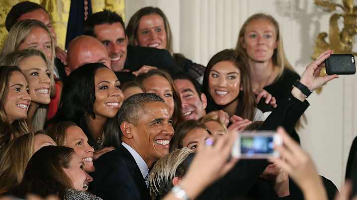 USWNT honored at the White House