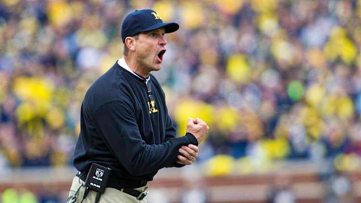 Michigan coach Jim Harbaugh shows no interest in NFL return