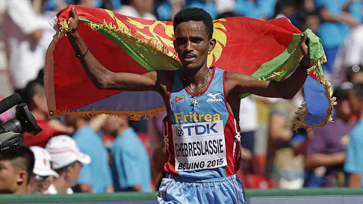 19-year-old Ghirmay Ghebreslassie wins world championship marathon 19-year-old Ghirmay Ghebreslassie wins world championship marathon