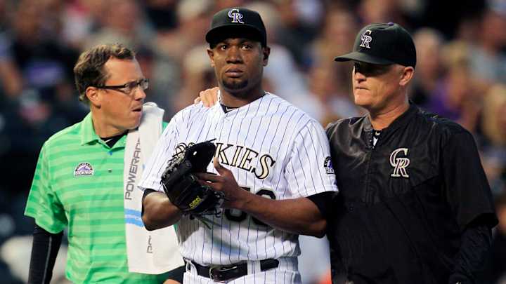 Murphy's 1st big league hits help Rockies beat Padres 10-2