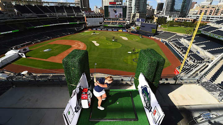VIEWFINDER: Golf Invades the Ballpark. A 9-Hole Course at Petco Park
