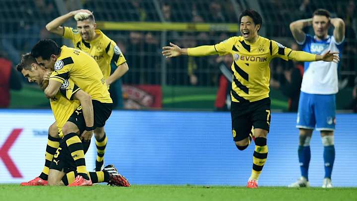 Dortmund, Wolfsburg win to advance to German Cup semifinals