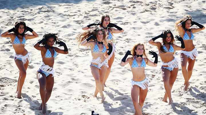 Beach Soccer Cheerleaders