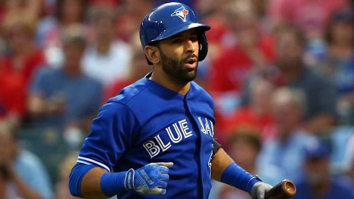 Watch Jose Bautista trade his uniform for fan’s Messi jersey
