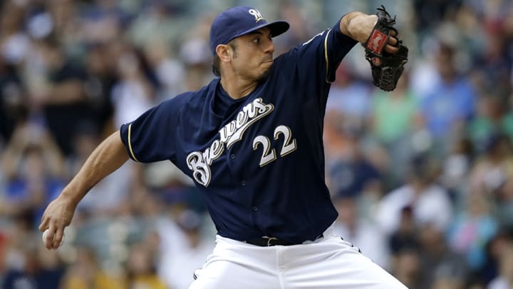 Brewers place pitcher Matt Garza (shoulder tendinitis) on disabled list