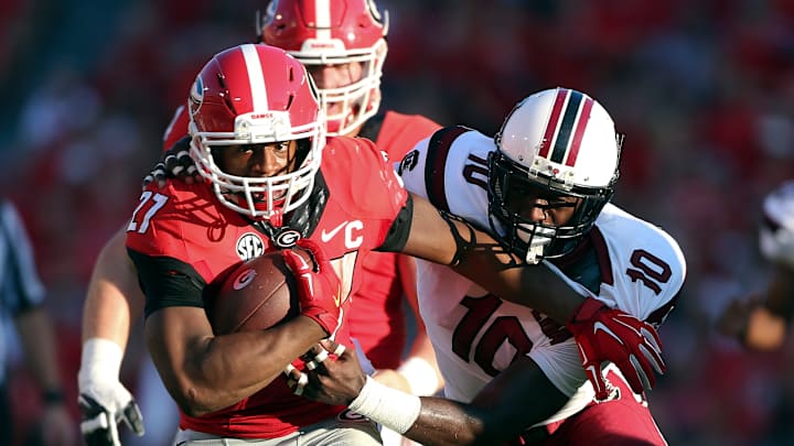 No. 7 Georgia's offensive balance 'all comes together'