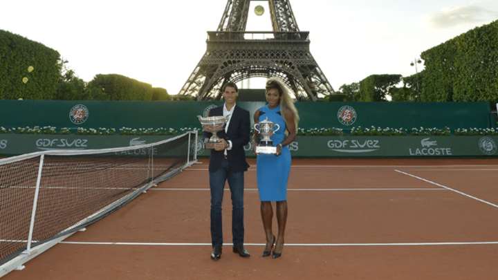 Photos: Players get ready for the French Open Photos: Players get ready for the French Open