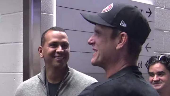 Alex Rodriguez gave Jim Harbaugh a final sendoff as 49ers coach