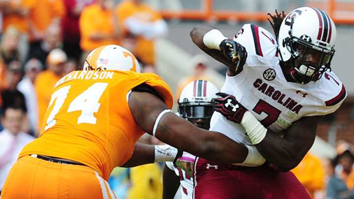 Jadeveon Clowney thinks Houston Texans will take him No. 1 in 2014 NFL draft Jadeveon Clowney thinks Houston Texans will take him No. 1 in 2014 NFL draft