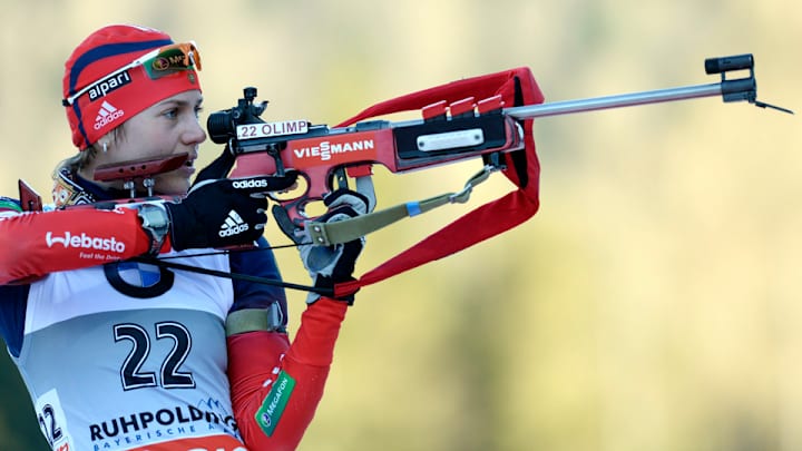 Russian biathlete quits Olympics because of doping