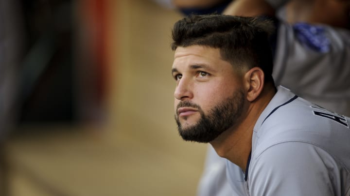 Report: Padres' Yonder Alonso done for season with damaged arm tendon Report: Padres' Yonder Alonso done for season with damaged arm tendon