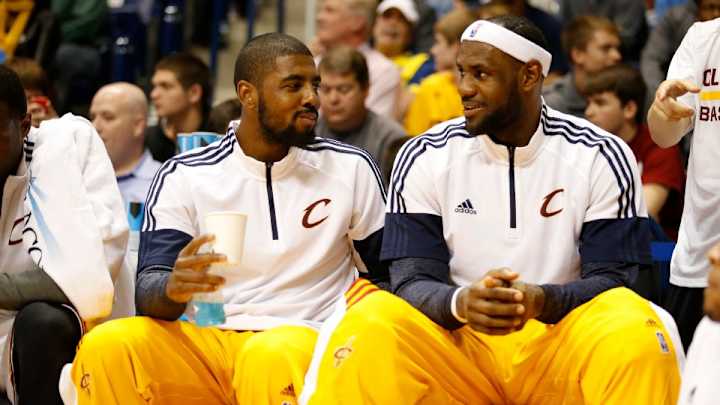 Kyrie Irving jokes argument with LeBron James was over TV shows
