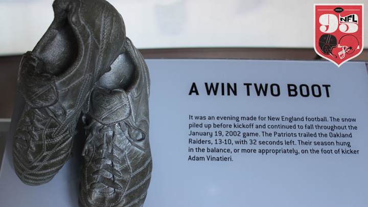 Adam Vinatieri’s Shoes From the Tuck Rule Game