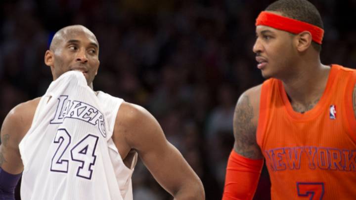 Kobe Bryant: I'll be happy to give Carmelo Anthony advice in free agency