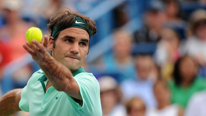 Roger Federer at the U.S. Open