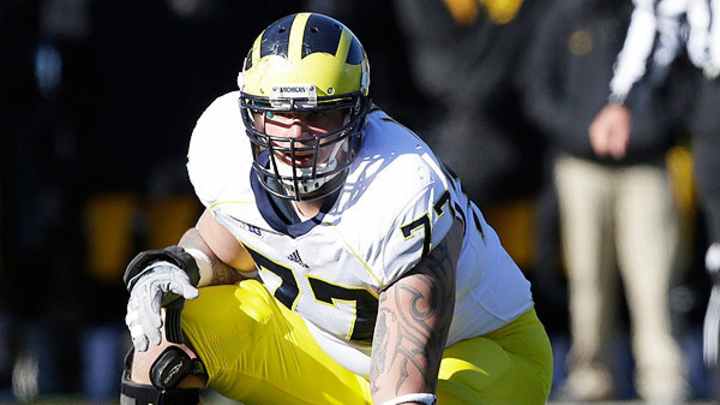 Tennessee Titans select Taylor Lewan No. 11 overall in the 2014 NFL draft Tennessee Titans select Taylor Lewan No. 11 overall in the 2014 NFL draft