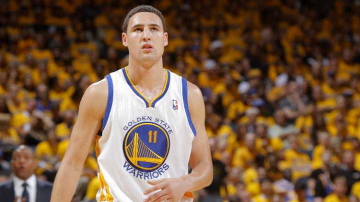 Stephen Curry: Klay Thompson happy he's staying with Warriors Stephen Curry: Klay Thompson happy he's staying with Warriors