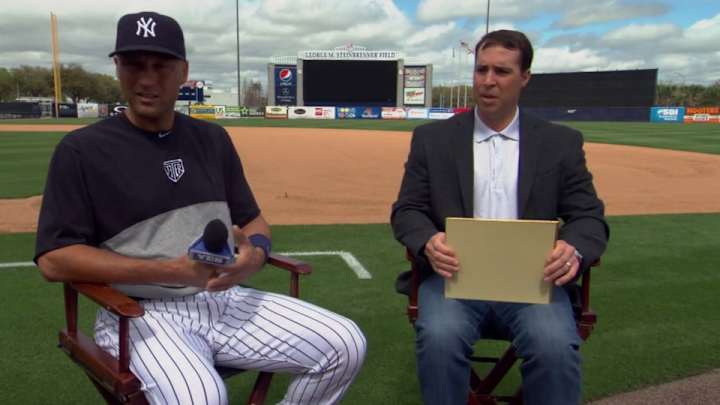 Watch Mark Teixiera blow his big interview with Derek Jeter Watch Mark Teixiera blow his big interview with Derek Jeter