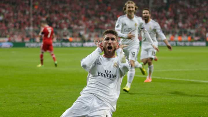 Watch: Two early Sergio Ramos headers stun Bayern Munich in CL semifinals Watch: Two early Sergio Ramos headers stun Bayern Munich in CL semifinals