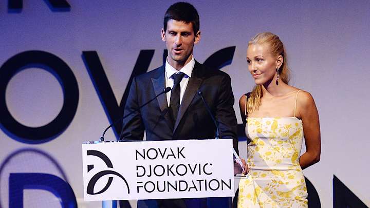 Wimbledon champ Novak Djokovic gets married