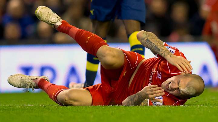 Martin Skrtel posts picture of staples in head he used to score crucial goal