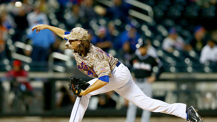 Mets rookie Jacob deGrom ties MLB record with eight straight strikeouts