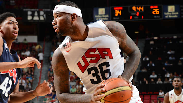 DeMarcus Cousins practices with Team USA, could play Wednesday
