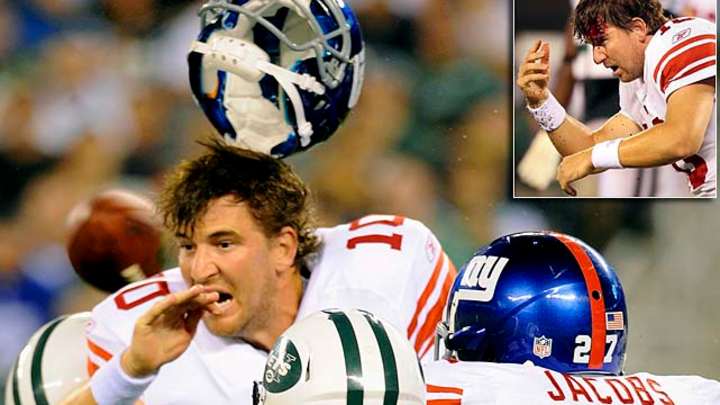 NFL Players Losing Helmets