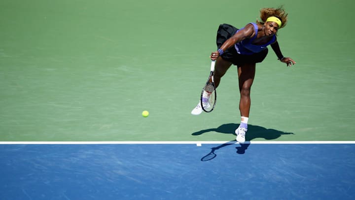 Watch: Serena Williams' acrobatic pre-match warm-up