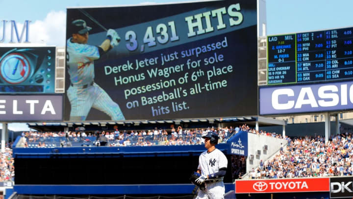 Yankees' Derek Jeter passes Honus Wagner for sixth on all-time hits list