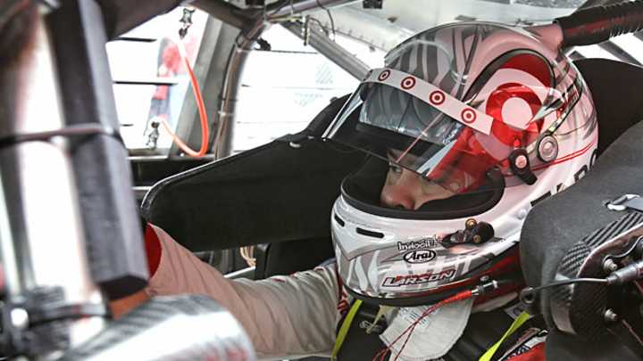 NASCAR's Kyle Larson not putting too much pressure on himself