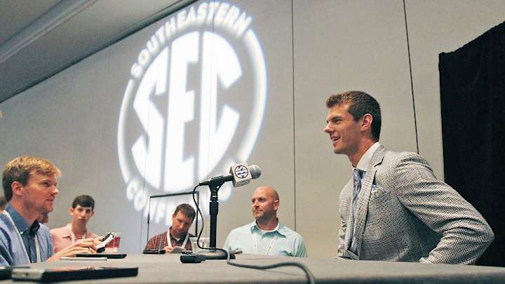 Texas A&M punter Drew Kaser soaks in spotlight at SEC Media Days