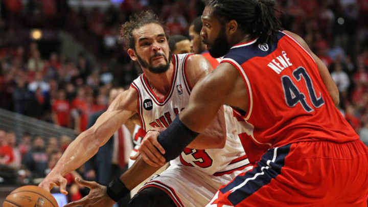 Bulls' Joakim Noah, Wizards' security get into heated exchange at shootaround