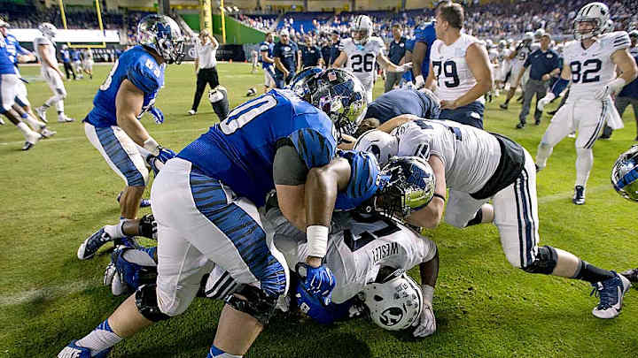 Brawl mars end to Memphis' win over BYU in Miami Beach Bowl