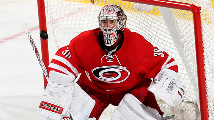 Hurricanes goalie Cam Ward out Thursday with lower-body injury
