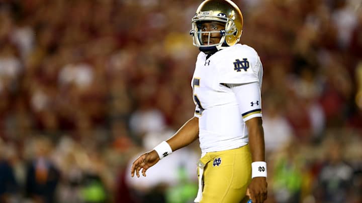 Notre Dame will play two QBs in bowl game against LSU