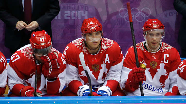 Russia knocked out of Olympic hockey tournament by Finland, 3-1