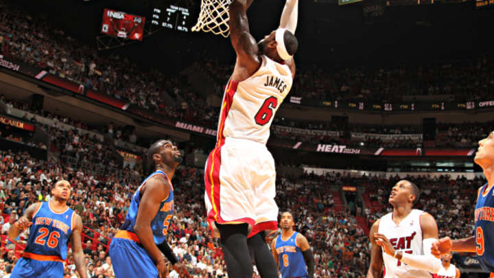 Three-Pointers: LeBron James, Heat put dent in Knicks' postseason hopes Three-Pointers: LeBron James, Heat put dent in Knicks' postseason hopes