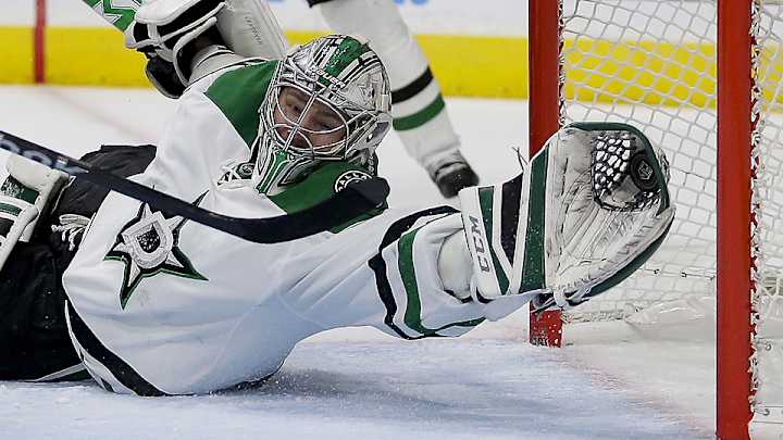 Watch: Stars goalie Kari Lehtonen makes possible save of the year