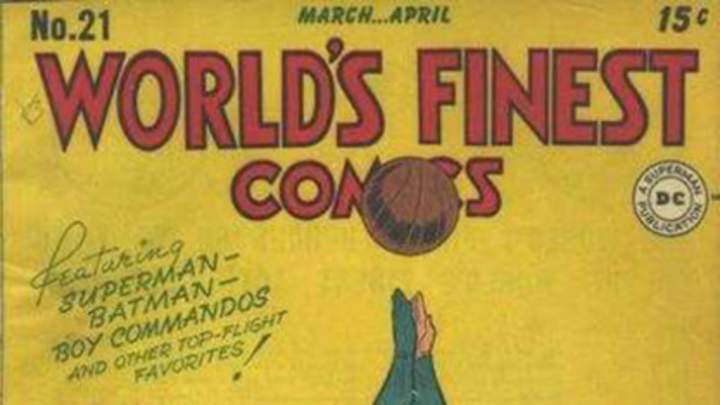 16 Odd Comic Book Covers of Batman and Superman Playing Sports