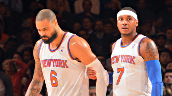 Knicks' losing act reportedly wearing thin on Carmelo Anthony, Tyson Chandler