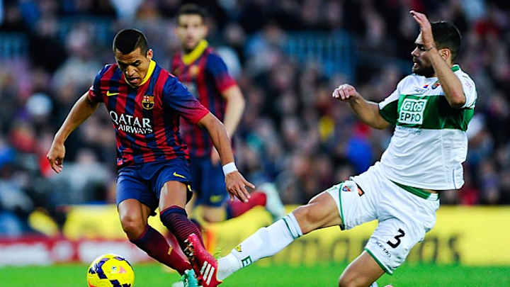 La Liga: Alexis Sanchez hat trick keeps Barcelona on top