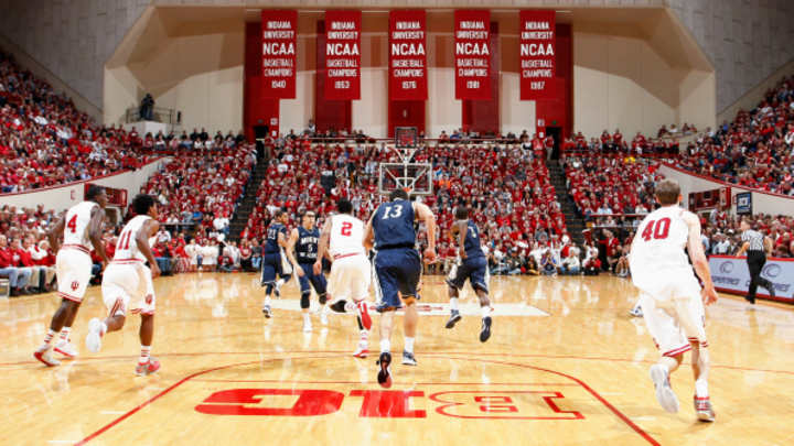 Iowa-Indiana game postponed after metal beam falls from Assembly Hall ceiling