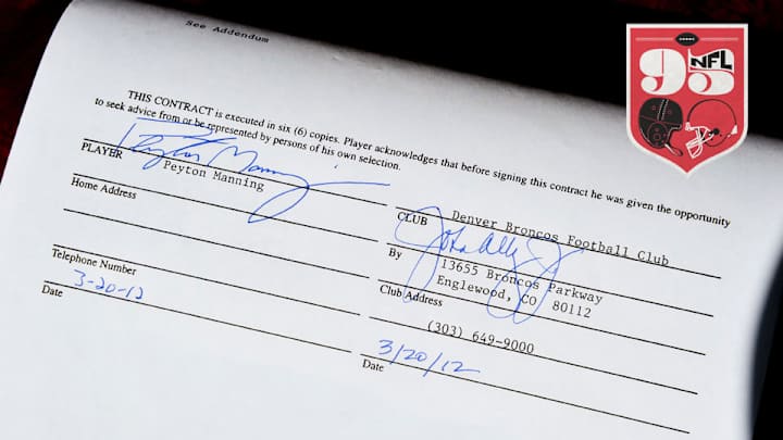Peyton Manning’s Broncos Contract