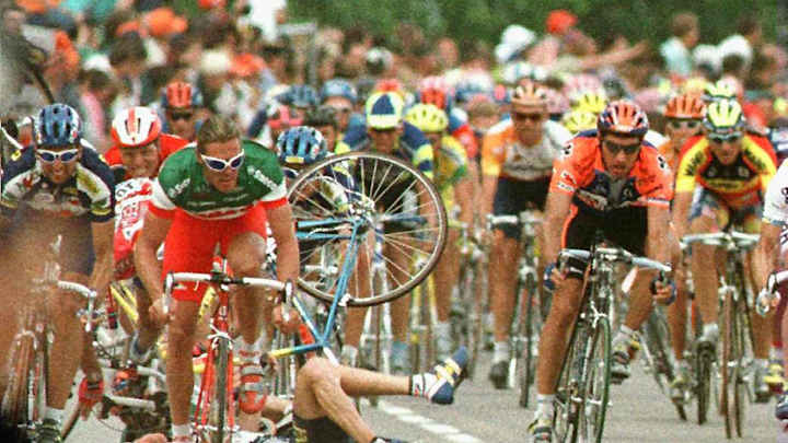 Crashes at the Tour de France