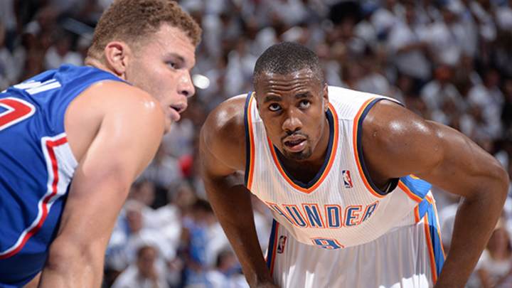 Thunder's Serge Ibaka (calf) upgraded to day-to-day