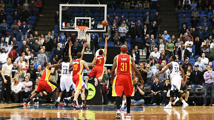 Video: Rockets' Nick Johnson hits OT game-winner to beat Timberwolves