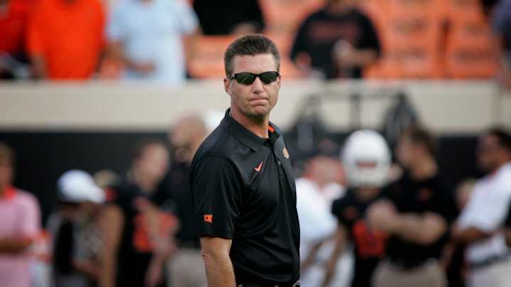 Mike Gundy tried to trademark his 'I'm a man' rant